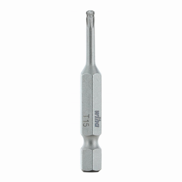 Wiha Tools 74528 TORX Ball End Power Bit, T15 x 50 mm, 10 Pk.
