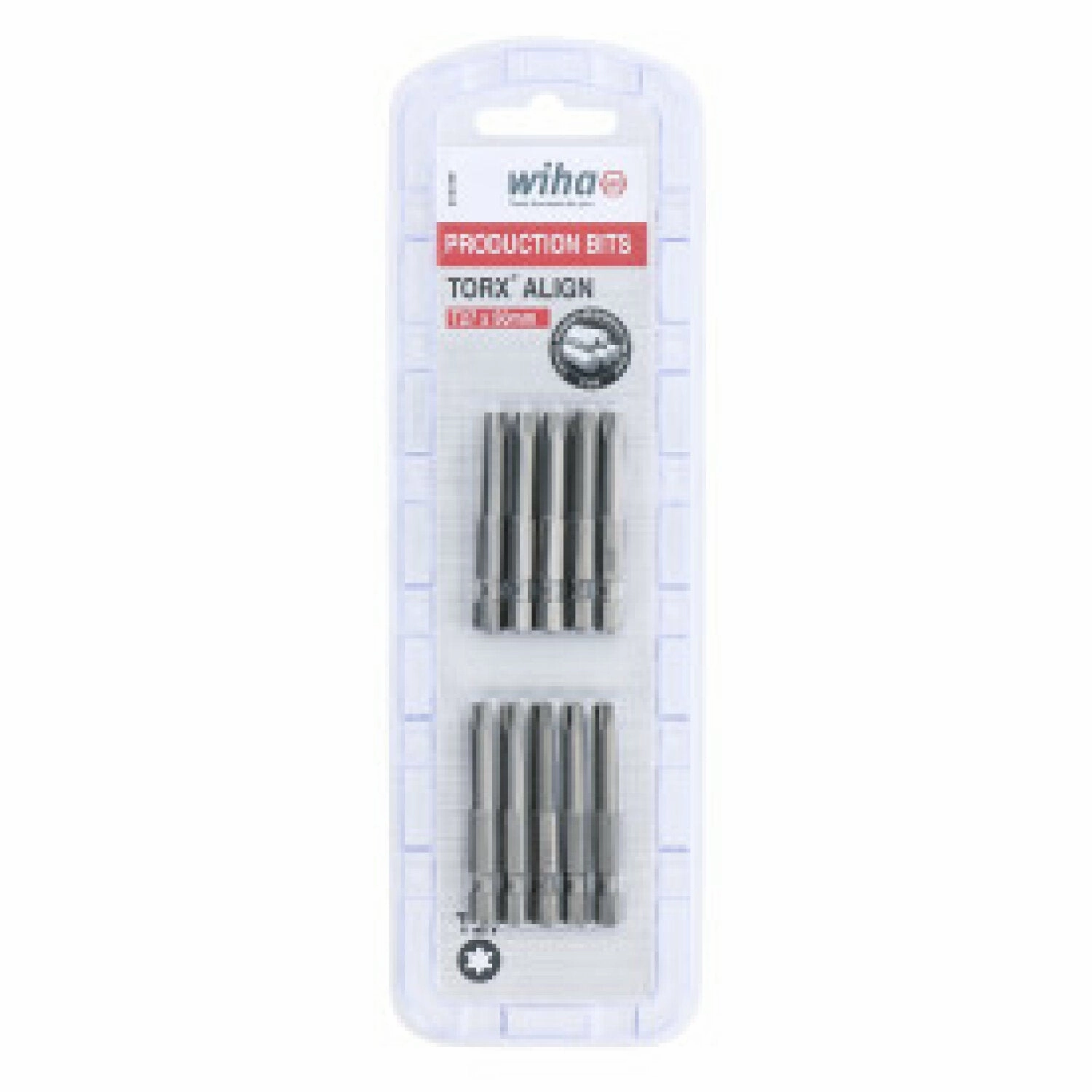 Wiha Tools 74739 TORX Align Power Bit, T27 x 50 mm, 10 Pk.