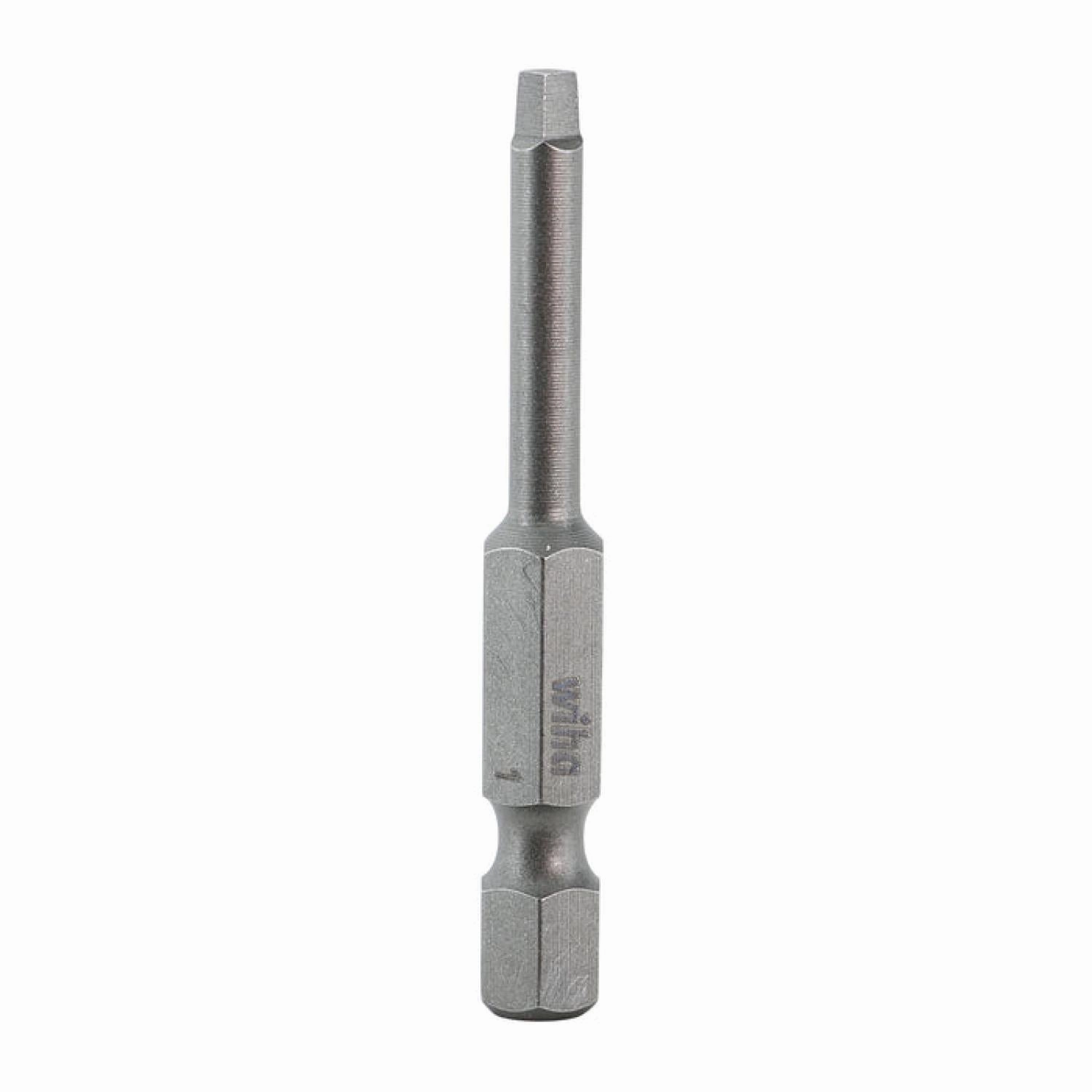 Wiha Tools 74813 #1 x 50mm Square Power Bit, 10 Pack