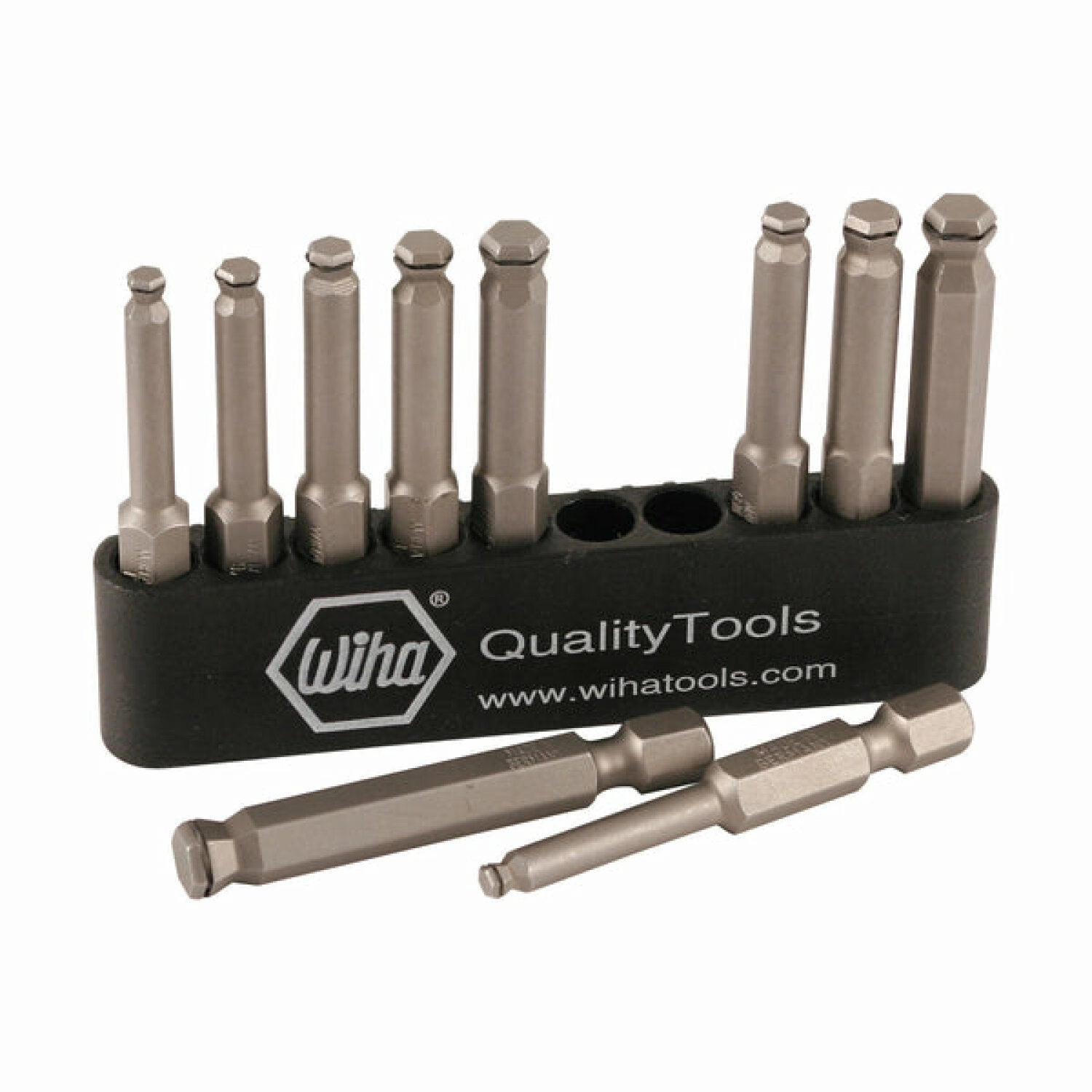 Wiha Tools 74999 MagicRing Ball End Power Bit Belt Set, 10 Piece