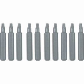 Wiha Tools 75660 T1 x 28mm System 4 TORX Micro Bit, 10 Pack