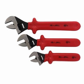 Wiha Tools 76290 3 Piece Insulated Adjustable Wrench Set
