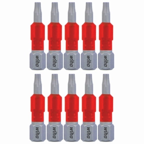 Wiha Tools 76510 MaxxTor Impact Insert Bit Torx T10 - 29mm - 10 Pack