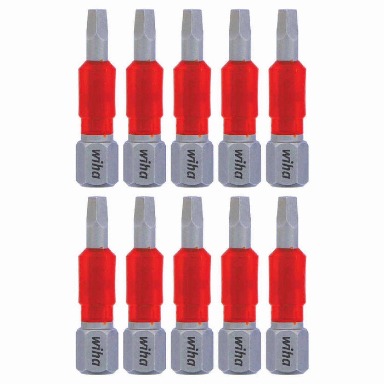 Wiha Tools 76538 MaxxTor Impact Bit Square #1 x 29mm - 10 Pack