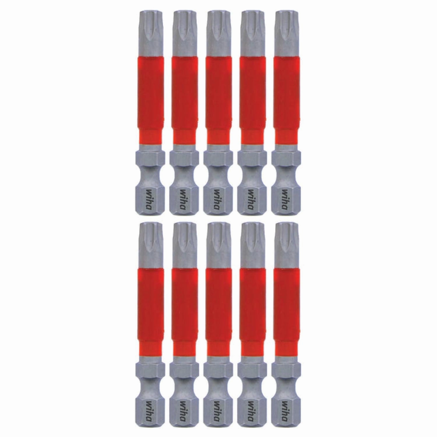 Wiha Tools 76558 MaxxTor Impact Bit TORX T30 x 49mm - 10 Pack