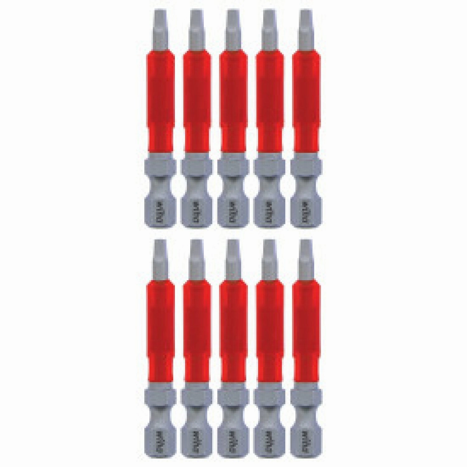 Wiha Tools 76578 MaxxTor Impact Bit Square #1 x 49mm - 10 Pack
