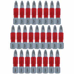 Wiha Tools 76606 MaxxTor Impact Bit Pozidriv #1 - 29mm - 25 Pack
