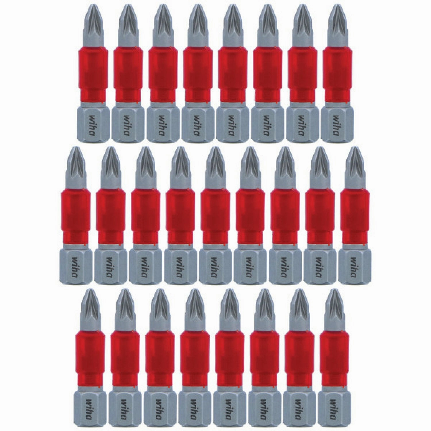 Wiha Tools 76606 MaxxTor Impact Bit Pozidriv #1 - 29mm - 25 Pack