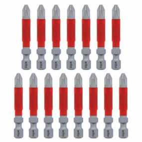 Wiha Tools 76642 MaxxTor Impact Bit Phillips #2 - 49mm - 15 Pack