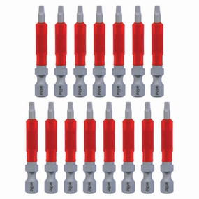Wiha Tools 76644 MaxxTor Impact Bit Square #1 - 49mm - 15 Pack