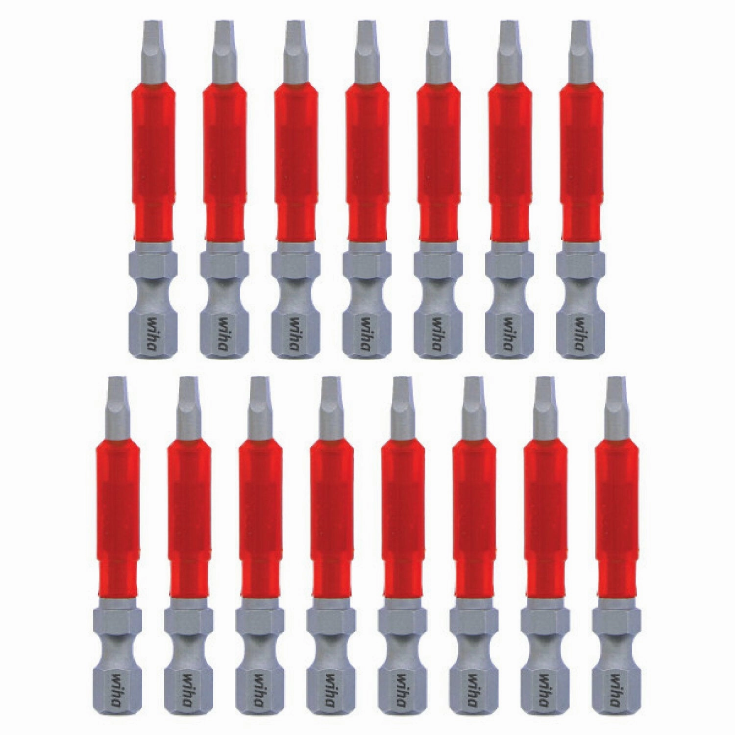Wiha Tools 76644 MaxxTor Impact Bit Square #1 - 49mm - 15 Pack