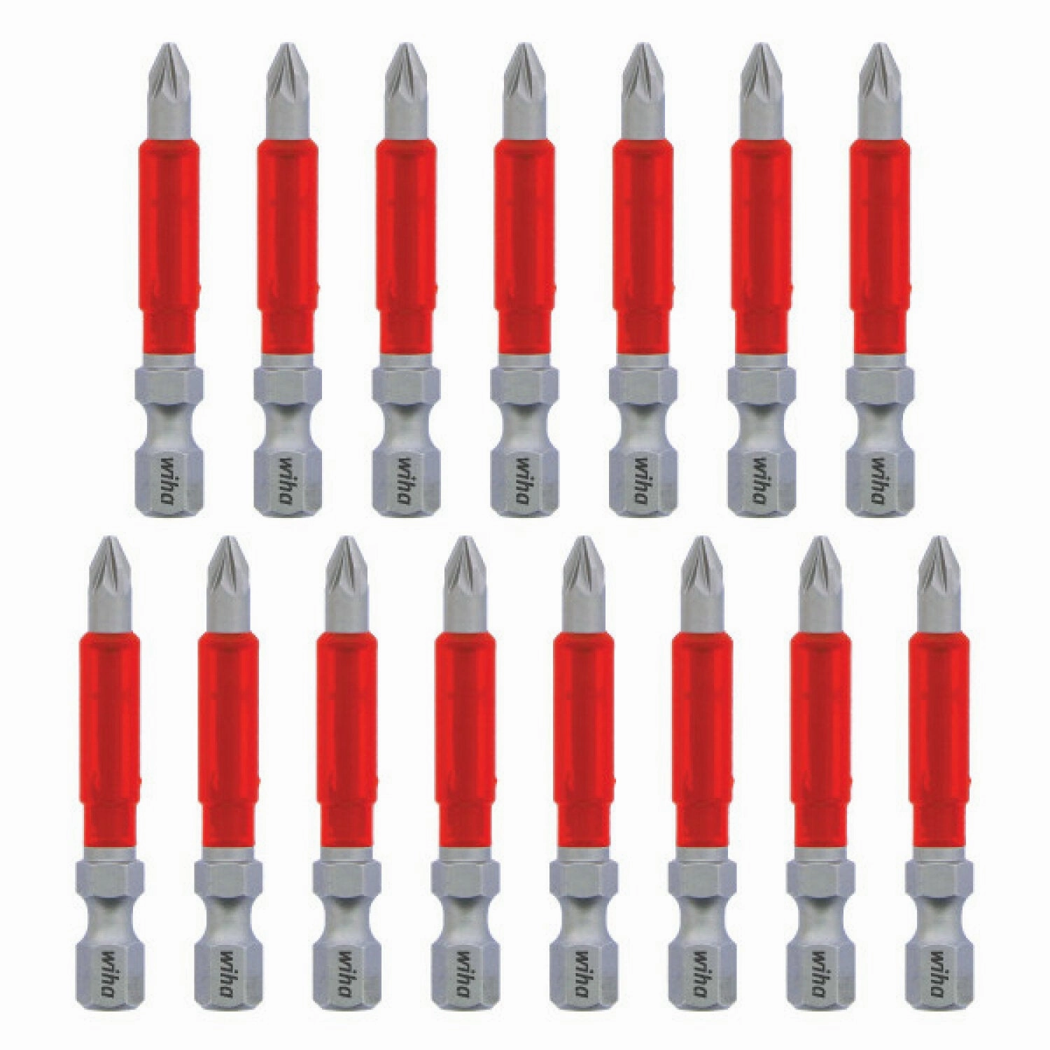 Wiha Tools 76647 MaxxTor Impact Bit Pozidriv #1 - 49mm - 15 Pack
