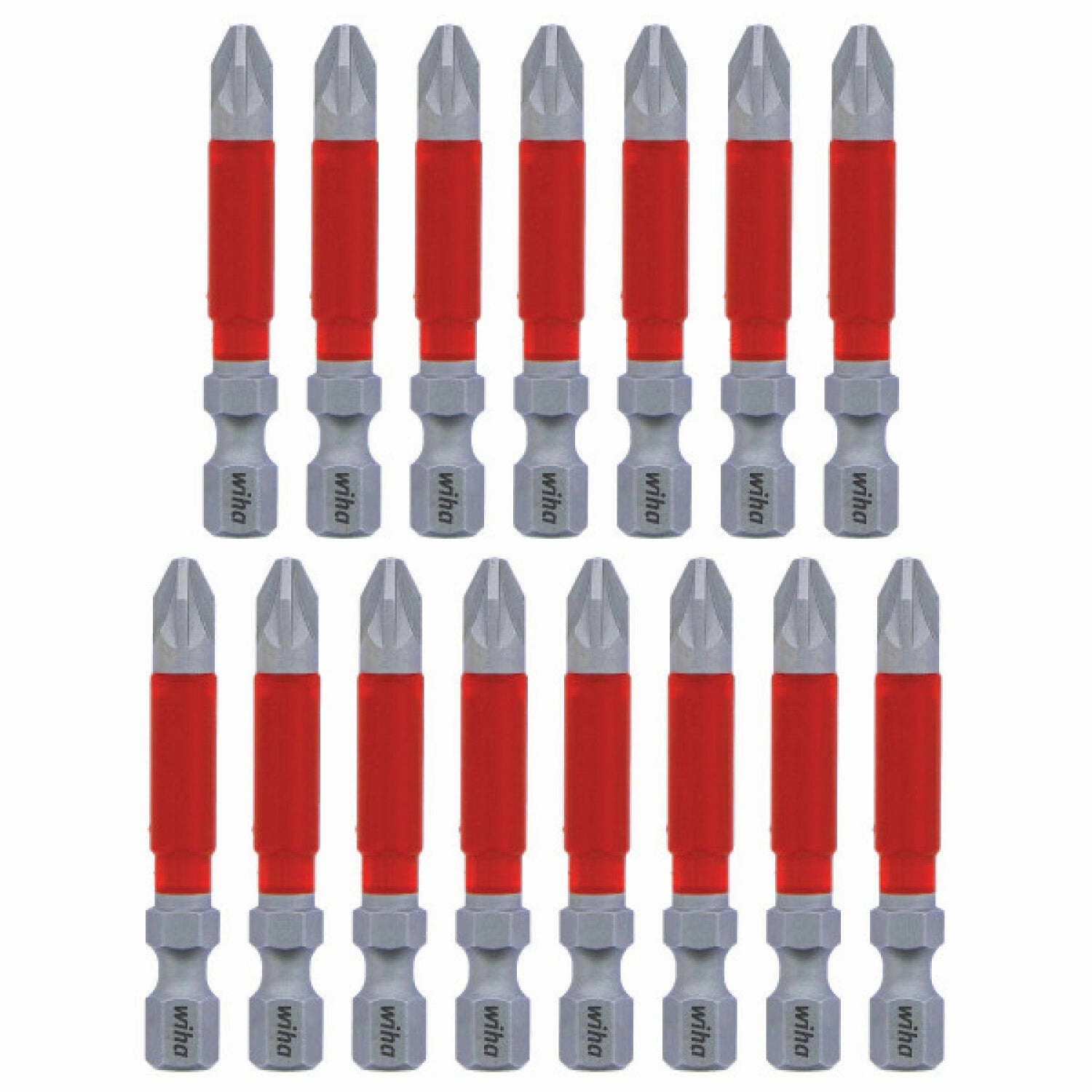 Wiha Tools 76648 MaxxTor Impact Bit Pozidriv #2 - 49mm - 15 Pack