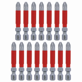 Wiha Tools 76648 MaxxTor Impact Bit Pozidriv #2 - 49mm - 15 Pack