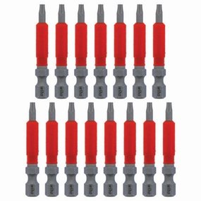 Wiha Tools 76650 MaxxTor Impact Bit TORX T10 - 49mm - 15 Pack