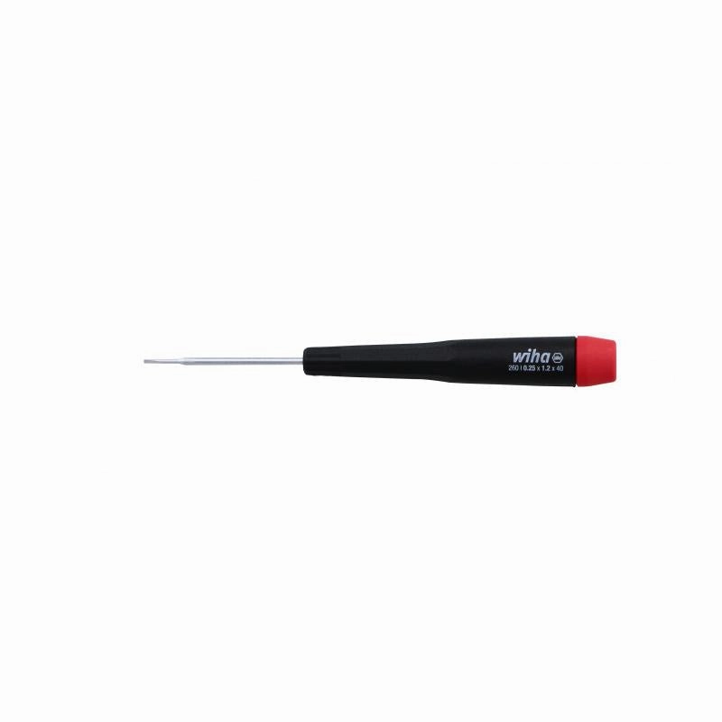 Wiha Tools 96012 Precision Slotted Screwdriver 1.2mm x 40mm