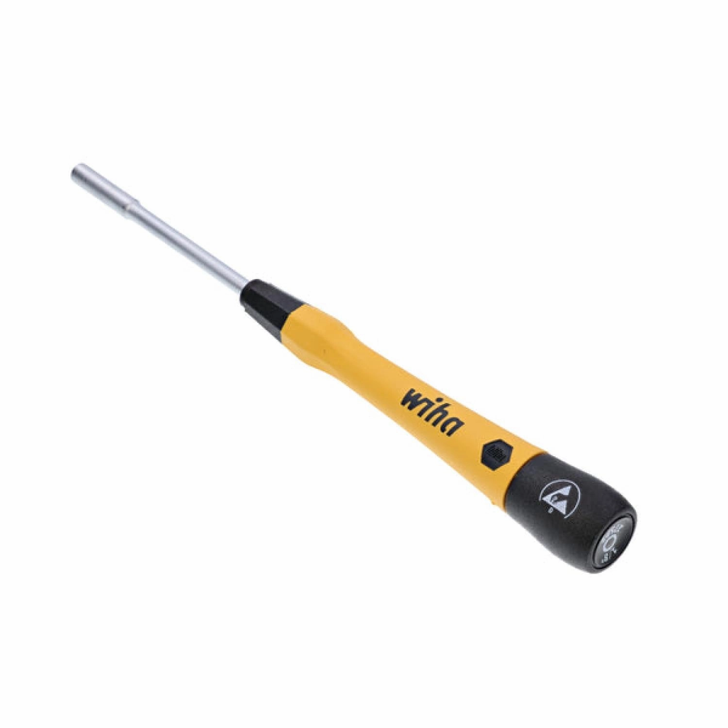 Wiha Tools Tools 27772 ESD Safe PicoFinish Precision Nut Driver - 1/8" x 60mm