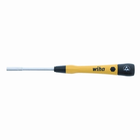 Wiha Tools Tools 27772 ESD Safe PicoFinish Precision Nut Driver - 1/8" x 60mm