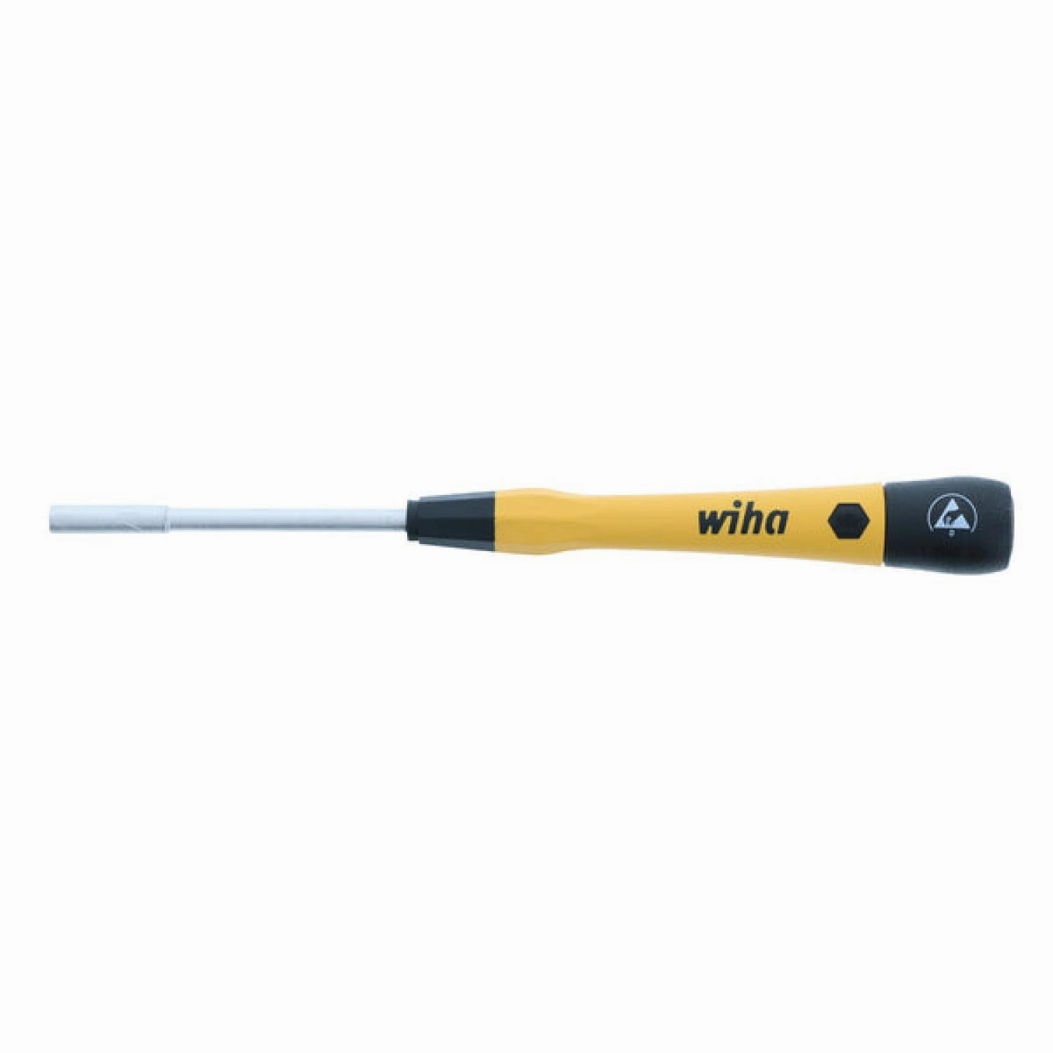 Wiha Tools Tools 27772 ESD Safe PicoFinish Precision Nut Driver - 1/8" x 60mm