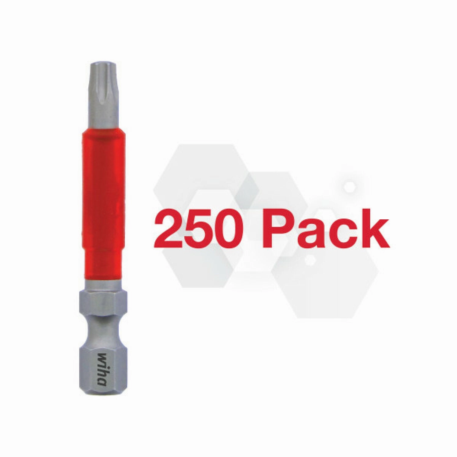 Wiha Tools Tools 76595 Impact Power Bit TORX T20 Pack of 250 Bits