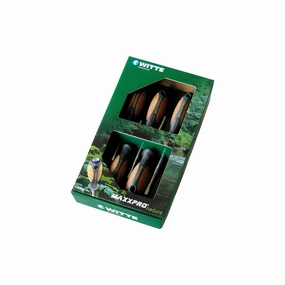 Witte 9T 654865 Maxx Pro Nature (Cork) Slotted and Phillips Screwdriver Set, 5 Pieces