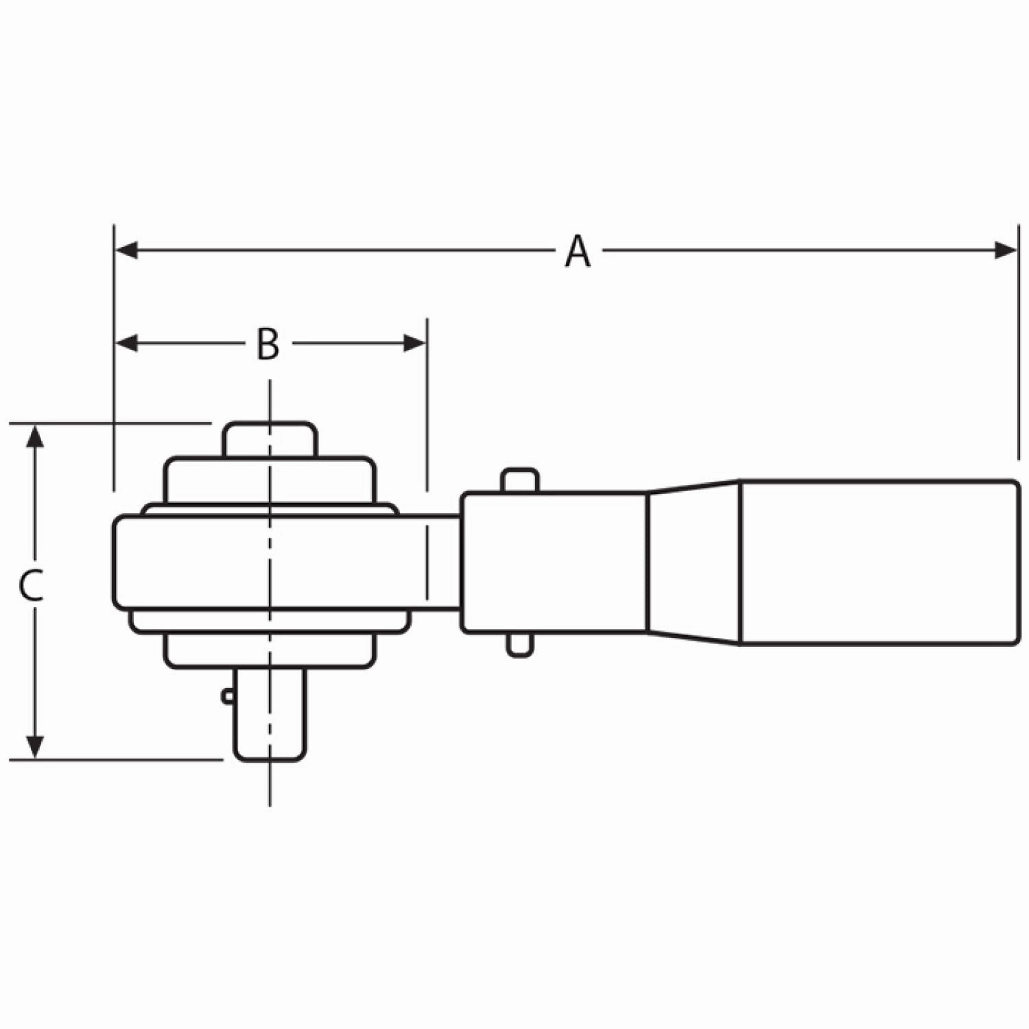 Wright Tool 9S291 Torque Multiplier 1/2" Sq F - 3/4" Sq M Output Capacity 1,000 ft lbs